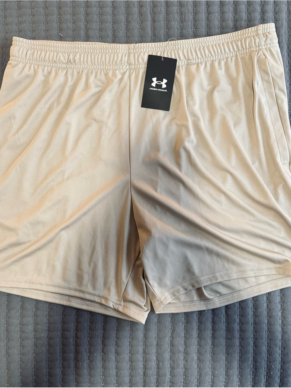 Under Armour Men’s Light Cream Athletic Shorts